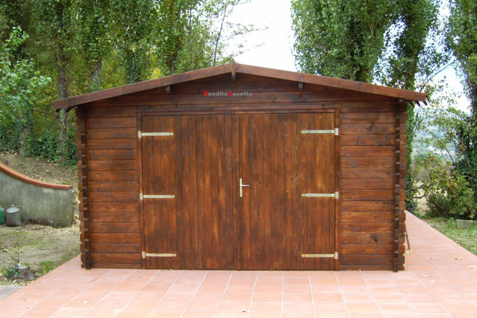 Garage in legno