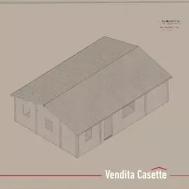 Casetta in legno mod. Lombardia III eco